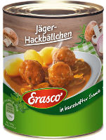 Erasco Fleischgerichte 6 Jger-Hackbllchen 790 g Dose