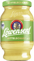 Lwensenf mittelscharf (mild) Bio 250 ml Glas