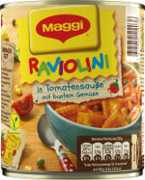 Maggi Raviolini in Tomatensauce mit buntem Gemse 800 g Dose