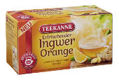 Teekanne - Ingwer-Orange 18 Beutel