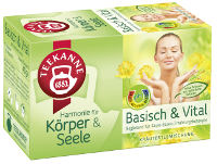 Teekanne - Krper & Seele - Basisch & Vital Krutertee 20 Beutel