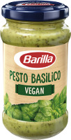 Barilla Pesto Basilico Vegan 195 g Glas