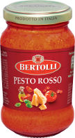 Bertolli Pesto Rosso 185 g Glas