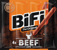 BiFi Beef 100% 4er-Pack (4x20 g)