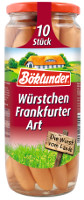 Böklunder Würstchen Frankfurter Art 10 Stück 500 g Glas