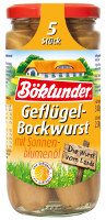 Böklunder Geflügel-Bockwurst 5 Stück 250 g Glas