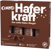 Corny Müsliriegel Haferkraft Kakao 4x35 g Packung