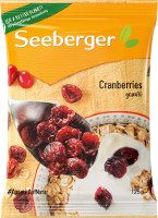 Seeberger Cranberries (gesüßt) 125 g Beutel