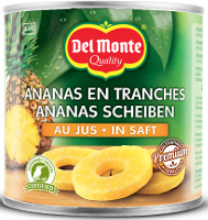 Del Monte Ananas-Scheiben in Saft 435 g Konserve (260 g)