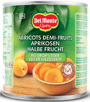 Del Monte Aprikosen halbe Frucht in Sirup 420 g Konserve (227 g)