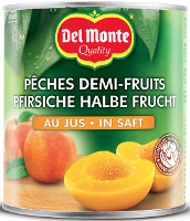 Del Monte Pfirsiche halbe Frucht in Saft 825 g Konserve (470 g)