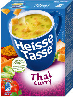 Erasco Heisse Tasse - Thai Curry 3x150ml (36,9 g)