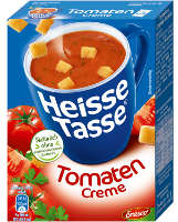 Erasco Heisse Tasse - Tomatencreme 3x150 ml (63 g)