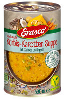 Erasco Amerikanische Kürbis-Karotten Suppe 390 ml Dose