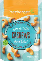 Seeberger Cashewkerne geröstet (& ohne Salz) 150 g Beutel