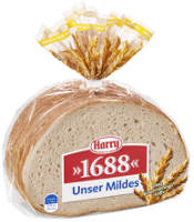 Harry Brot 1688 Unser Mildes Weizenmischbrot 500 g Packung