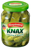 Hengstenberg Knax Gewürzgurken (knackig & würzig) 185 g Glas