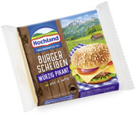 Hochland Burger-Scheiben würzig-pikant 200 g Packung (8 Stck.)
