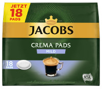 Jacobs Crema mild Einzelbeutel (18 Kaffeepads)