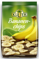 Kluth Bananen-Chips 250 g Beutel
