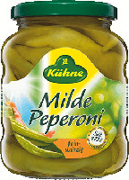 Kühne Milde Peperoni 370 ml Glas (135 g)