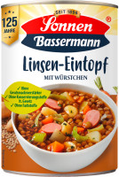 Sonnen Bassermann Linsen-Eintopf mit Würstchen (1 Teller) 400 g Dose