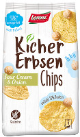 Lorenz Kichererbsen Chips Sour Cream & Onion 85 g Beutel