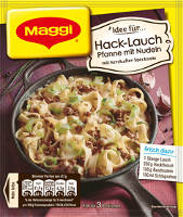 Maggi Idee für Hack-Lauch Pfanne mit Nudeln 42 g (Tüte)