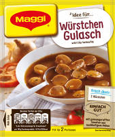 Maggi Idee für Würstchen Gulasch 30 g (Tüte)