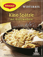 Maggi Wirtshaus Käse-Spätzle mit Röstzwiebeln 119 g Beutel