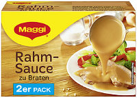 Maggi Rahm-Sauce zu Braten (2er-Pack) - ergibt 2 x 250 ml