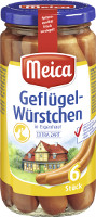 Meica Geflügel-Würstchen extra zart 6 Stück 180 g Glas