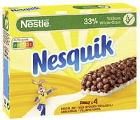 Nestle Nesquik Riegel mit Frühstückscerealien 4x25 g Packung
