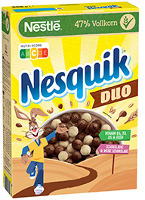 Nestle Nesquik Duo Schoko Cerealien 325 g Packung