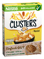 Nestle Clusters Vollkorn-Flakes Mandel 325 g Packung