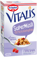 Dr. Oetker Vitalis SuperMüsli -30% Kohlenhydrate 380 g Packung