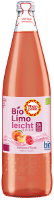 Rheinperle Bio Limo leicht Himbeere-Pfirsich Glas 12x0,75