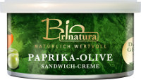 Rinatura Bio Sandwich-Creme Paprika-Olive 125 g Dose