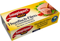 Saupiquet Thunfisch-Filets in Sonnenblumenöl 2x80 g (2x52 g) Dosen