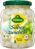 Kühne Silberzwiebeln 370 ml Glas (190 g)
