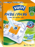 Swirl Staubsaugerbeutel PH 86 / PH 96 (4 Beutel + 1 Filter)