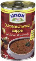 Unox Ochsenschwanzsuppe m. feinem Dessertwein 400 ml Dose