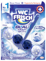 WC Frisch Blau Kraft Aktiv-Reiniger Chlor (WC-Stein) 4er