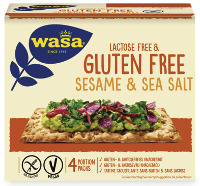 Wasa Knäckebrot Gluten free Sesam & Sea Salt 240 g Packung 